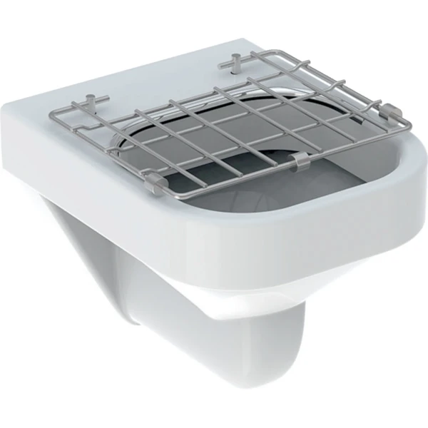 Crachoir Geberit Publica avec grille rabattable - avec grille de cuve - B 40cm - H 37cm - T 49cm