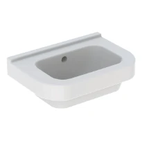 Geberit 300 Basic lave-mains 360 x 250 x 150 mm - blanc - sans trou de robinet - avec trop-plein