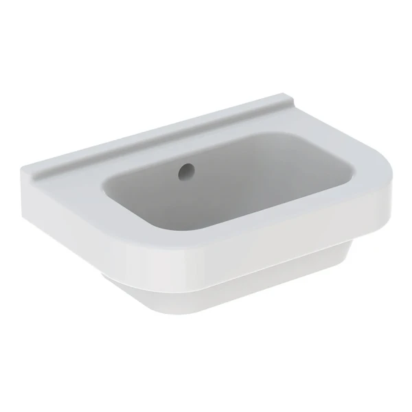 Geberit 300 Basic lave-mains 360 x 250 x 150 mm - blanc - sans trou de robinet - avec trop-plein