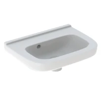 Geberit 300 Basic lave-mains 400 x 295 x 150 mm - blanc KeraTect - sans trou de robinet - avec trop-plein