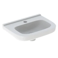 Geberit 300 Basic lave-mains 400 x 295 x 150 mm - blanc KeraTect - avec trou de robinet - sans trop-plein