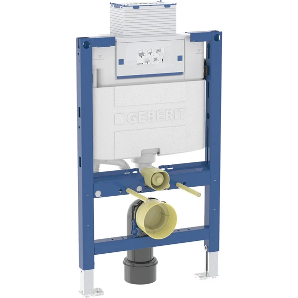 Geberit Duofix élément pour WC suspendu 820 mm - avec réservoir à chasse d’eau intégré Omega 12 cm