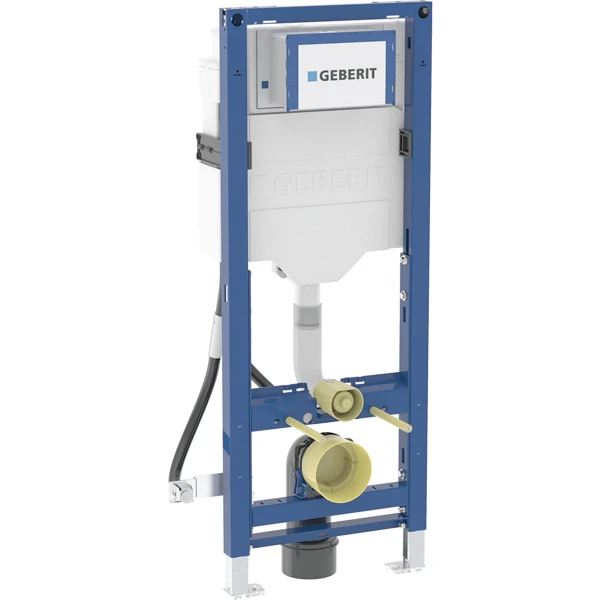 Geberit Duofix élément pour WC suspendu 1120 mm - avec réservoir de chasse d’eau intégré Sigma 12 cm - construction accessible - pour PMR