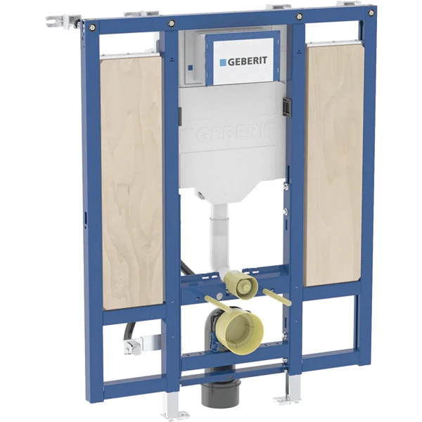 Geberit Duofix element voor hangtoilet 1120 mm - met Sigma inbouwspoelreservoir 12 cm - toegankelijk bouwen - voor armsteunen