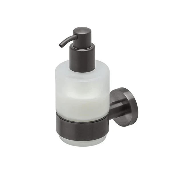 GEESA Nemox BBM Zeepdispenser 200 ml,  Brushed Black Metal