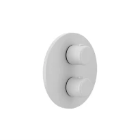 SET DE FINITION GESSI GOCCIA blanc pour thermostat, 1-voie