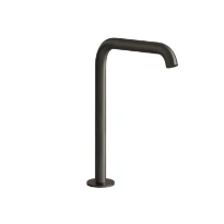 GESSI Flessa Bec de lavabo long Black Metal Brossé PVD