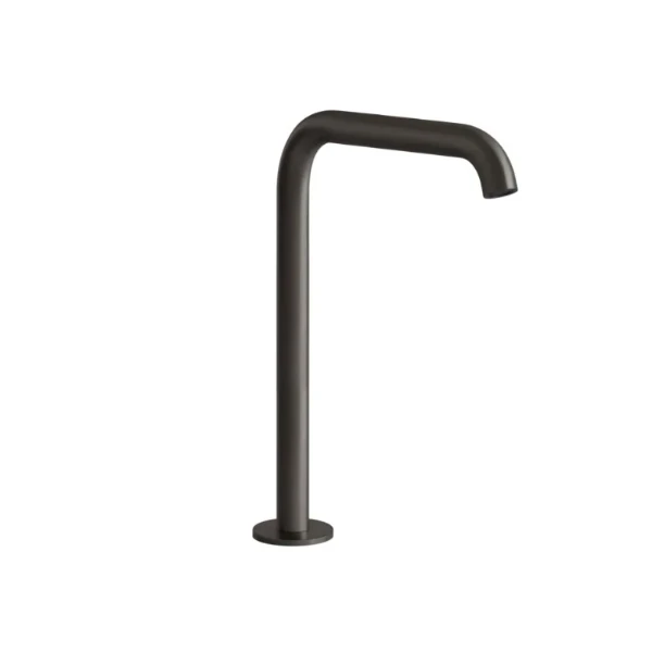 GESSI Flessa Bec de lavabo long Black Metal Brossé PVD
