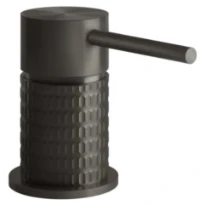 BOITIER DE COMMANDE GESSI 316 black metal brushed pvd modèl Meccanica ,