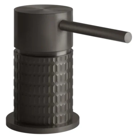 BOITIER DE COMMANDE GESSI 316 black metal brushed pvd modèl Meccanica ,