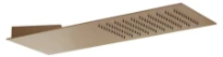 Gessi Tremillimetri douche de tête de pluie 550 - 195  cm cuivre brossé pvd