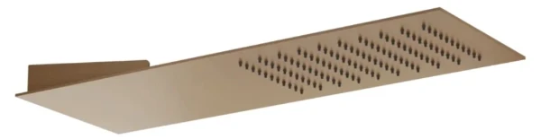 Gessi Tremillimetri douche de tête de pluie 550 - 195  cm cuivre brossé pvd