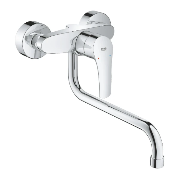 Grohe Eurosmart 2021 mitigeur cuisine apparent bas, sailli 276 mm