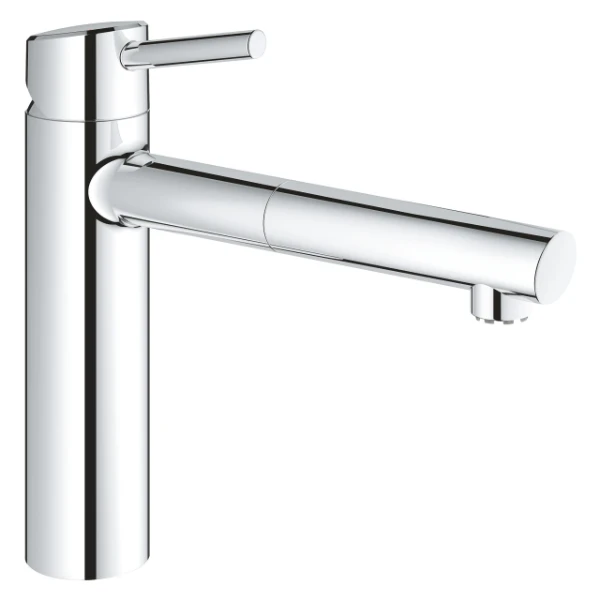 Grohe Concetto mitigeur cuisine avec mousseur extractible - chromé