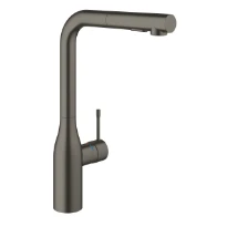 Grohe Essence New mitigeur cuisine bec-L dual douche - brushed hard graphite