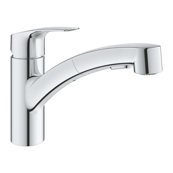 Grohe Eurosmart 2021 keukenmengkraan uittrekbare dual douche - chroom