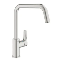 Grohe Eurosmart 2021 mitigeur évier bec - supersteel