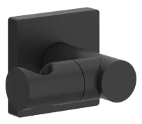 Gessi Emporio Shower support mural réglable noir mat carré