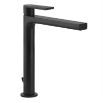 Gessi Manzoni mitigeur lavabo rehaussé Coolstart avec vidage aut. noir mat