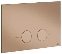 GESSI Gessi316 Total Look Plaques de déclenchement pour Geberit SIgma 8 e Sigma 12 Cuivre PVD