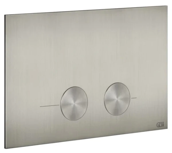 Gessi Total Look Gessi316 plaque de commande pour Geberit Sigma 8 et Sigma 12 Steel Brushed