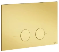 Gessi Total Look Gessi316 plaque de commande pour Geberit Sigma 8 et Sigma 12 Gold PVD