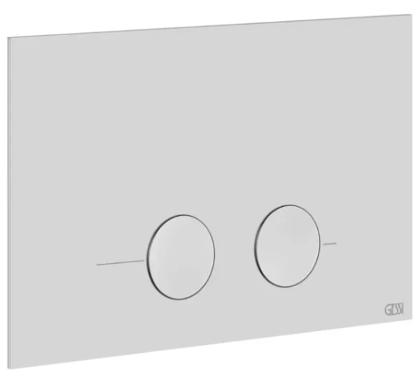 GESSI Gessi316 Total Look Plaques de déclenchement pour Geberit SIgma 8 e Sigma 12 Blanc CN