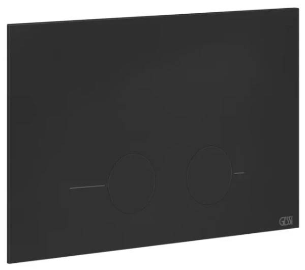 Gessi Total Look Gessi316 plaque de commande pour Geberit Sigma 8 et Sigma 12 Noir XL