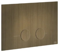 Gessi Total Look Gessi316 Total plaque de commande pour Geberit Sigma 8 et Sigma 12 Antique Laiton