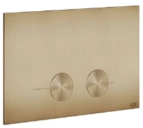 Gessi Total Look Gessi316 plaque de commande pour Geberit Sigma 8 et Sigma 12 Warm Bronze Br. PVD