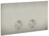 GESSI Gessi316 Total Look Plaques de déclenchement pour Viega 1H, 2H, 2L Steel Brushed