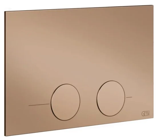 GESSI Gessi316 Total Look Plaques de déclenchement pour TECE Cuivre PVD