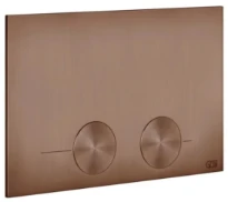GESSI Gessi316 Total Look Plaques de déclenchement pour TECE Cuivre Brossé PVD