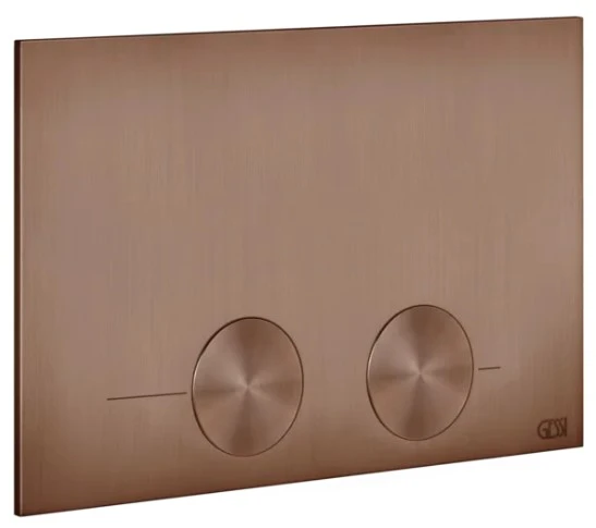 GESSI Gessi316 Total Look Plaques de déclenchement pour TECE Cuivre Brossé PVD