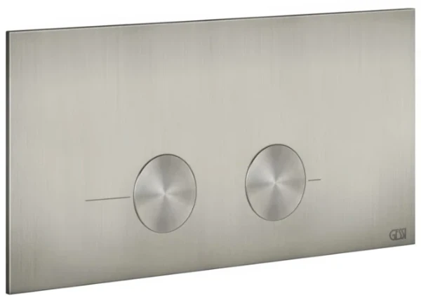 GESSI Gessi316 Total Look Plaques de déclenchement pour VIEGA PREVISTA Steel Brushed