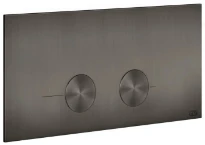 Gessi Total Look Gessi316 plaque de commande pour VIEGA PREVISTA Black Metal Brossé PVD