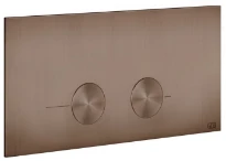 GESSI Gessi316 Total Look Plaques de déclenchement pour VIEGA PREVISTA Cuivre Brossé PVD
