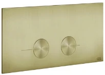 GESSI Gessi316 Total Look Plaques de déclenchement pour VIEGA PREVISTA Brushed Brass PVD