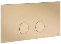GESSI Gessi316 Total Look Plaques de déclenchement pour VIEGA PREVISTA Warm Bronze PVD