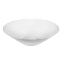 Gessi Total Look lavabo à poser 460 x 460 mm - blanc mat - Cristalplant - sans trou de robinet - sans trop-plein