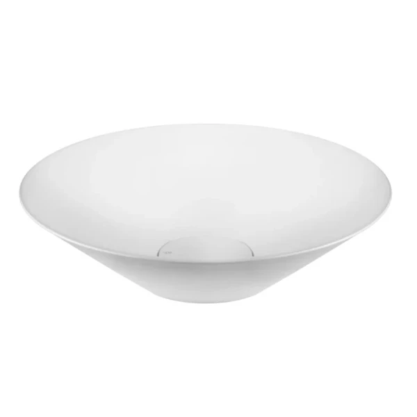 Gessi Total Look lavabo à poser 460 x 460 mm - blanc mat - Cristalplant - sans trou de robinet - sans trop-plein