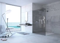 Huppe Duplo porte-savon chromé pour walk-in