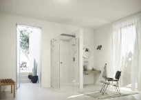 HUPPE SD SolvaPro TG carré Porte battante a vec segment fixe pour accès d'angle 900/