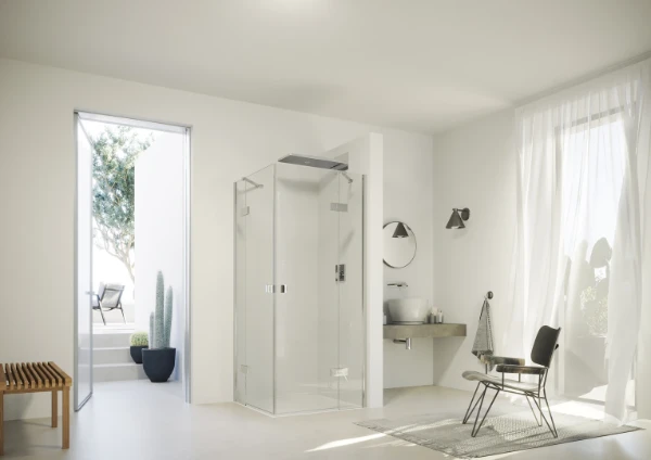 HUPPE SD SolvaPro TG carré Porte battante a vec segment fixe pour accès d'angle 900/