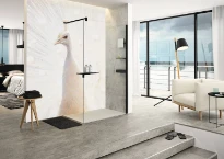 HUPPE SD Select+ carré paroi latérale seule  8mm 140 H:2000 Quer Black Edition 322