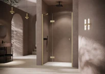 HUPPE SD SolvaPro TG carré Porte battante a vec segment fixe pour paroi latérale ou
