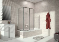 HUPPE SD Combinett 2 Pare-Baig. seg.larg.fi xe 70 H:1400 argent mat PSC