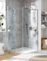 HUPPE SD Solva TG carré Porte battante avec  segment fixe pour paroi latérale ou en
