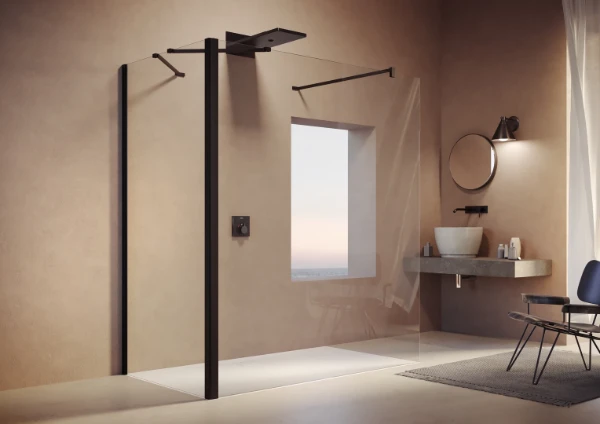 HUPPE SD SolvaPro TG carré Modèle Walk-In 2 G sur com 7T2481 Black Edition 322