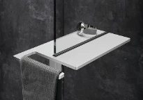Huppe AC Select+ Shower Board, (insérée) argent mat